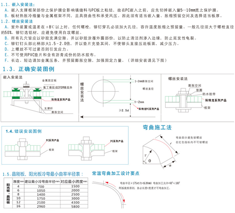 防滴露PC阳光板